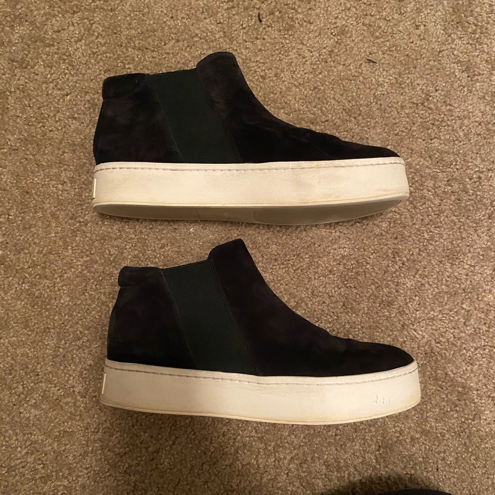 Vince High Top Platform Slip Ons